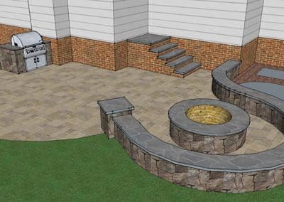 Southern Greenscapes Landscape Design & Construction | Rock Hill, SC | 3d design