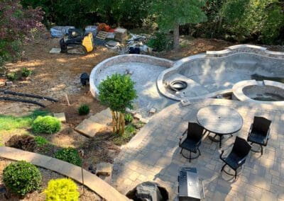 Southern Greenscapes Landscape Design & Construction | Fort Mill, Tega Cay, Rock Hill, Lake Wylie, Clover. Indian Land, Waxhaw, Weddington | falls creek court