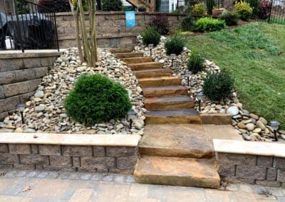 Southern Greenscapes Landscape Design & Construction | Fort Mill, Tega Cay, Rock Hill, Lake Wylie, Clover. Indian Land, Waxhaw, Weddington | falls creek court