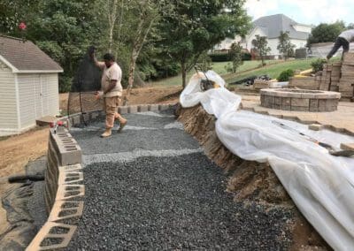 Southern Greenscapes Landscape Design & Construction | Fort Mill, Tega Cay, Rock Hill, Lake Wylie, Clover. Indian Land, Waxhaw, Weddington | falls creek court