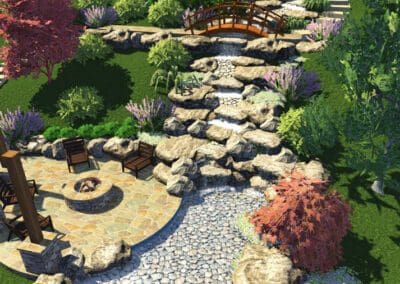 Southern Greenscapes Landscape Design & Construction | Fort Mill, Tega Cay, Rock Hill, Lake Wylie, Clover. Indian Land, Waxhaw, Weddington | pine moss lane