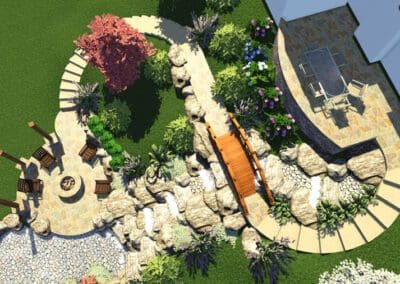 Southern Greenscapes Landscape Design & Construction | Fort Mill, Tega Cay, Rock Hill, Lake Wylie, Clover. Indian Land, Waxhaw, Weddington | pine moss lane