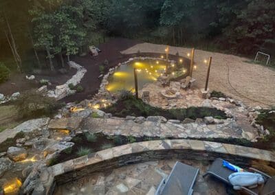 Southern Greenscapes Landscape Design & Construction | Fort Mill, Tega Cay, Rock Hill, Lake Wylie, Clover. Indian Land, Waxhaw, Weddington | pine moss lane