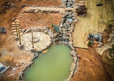 Southern Greenscapes Landscape Design & Construction | Fort Mill, Tega Cay, Rock Hill, Lake Wylie, Clover. Indian Land, Waxhaw, Weddington | pine moss lane