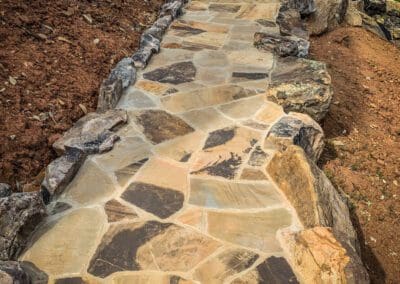 Southern Greenscapes Landscape Design & Construction | Fort Mill, Tega Cay, Rock Hill, Lake Wylie, Clover. Indian Land, Waxhaw, Weddington | pine moss lane