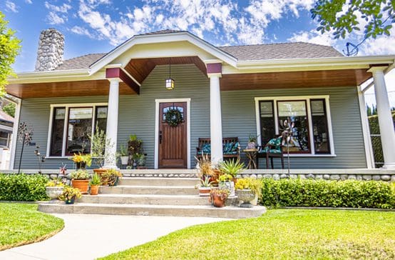 Painted Gray Home Exterior